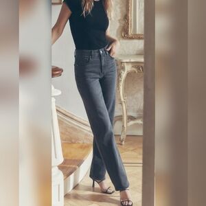 M Jeans By Maurices Charcoal Straight Leg Jeans Short